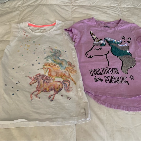 Other - Little Girl’s Unicorn Tee Shirts 7